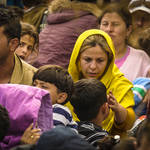 Refugees Roske held by police